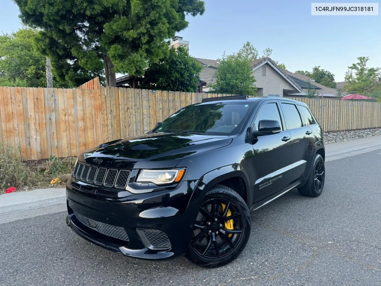 1C4RJFN99JC318181 2018 Jeep Grand Cherokee Trackhawk