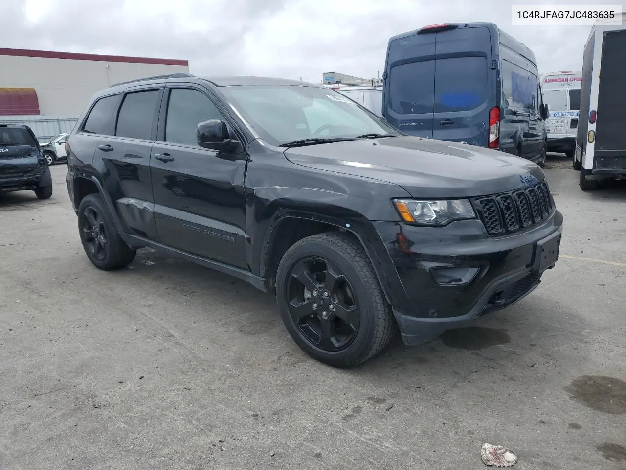 2018 Jeep Grand Cherokee Laredo VIN: 1C4RJFAG7JC483635 Lot: 55307684