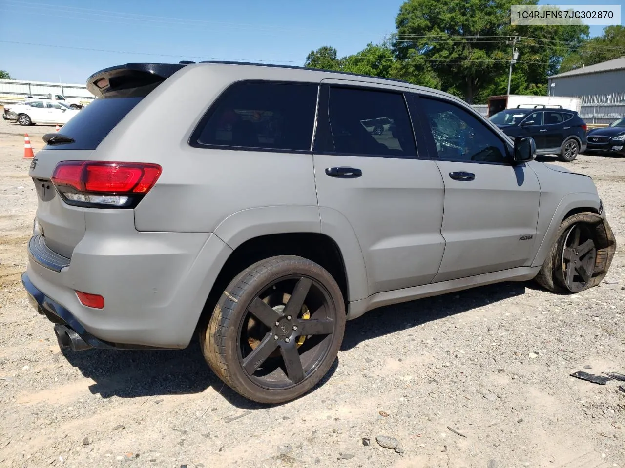 2018 Jeep Grand Cherokee Trackhawk VIN: 1C4RJFN97JC302870 Lot: 55591234