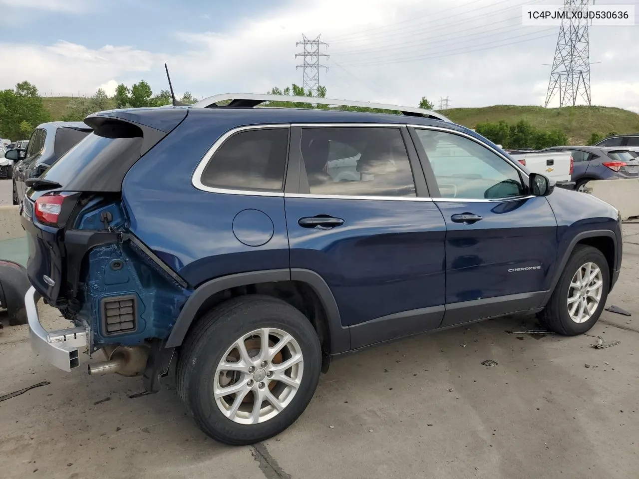 2018 Jeep Cherokee Latitude Plus VIN: 1C4PJMLX0JD530636 Lot: 55642604