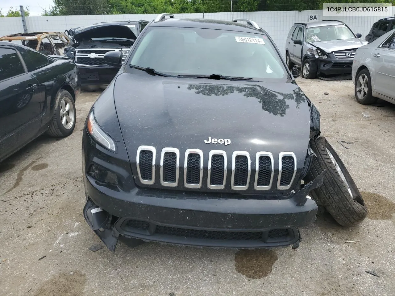 2018 Jeep Cherokee Latitude VIN: 1C4PJLCB0JD615815 Lot: 56012114