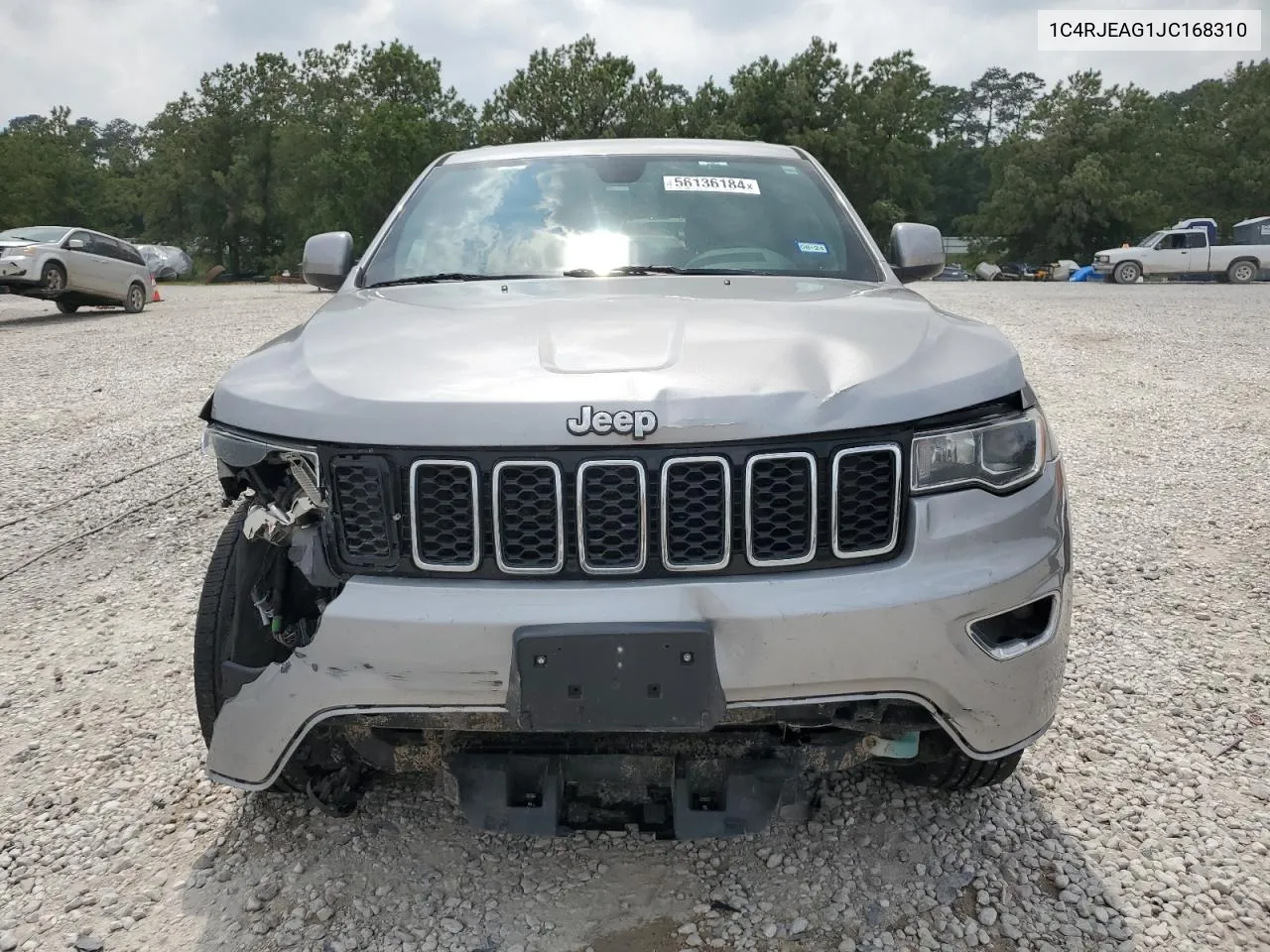 2018 Jeep Grand Cherokee Laredo VIN: 1C4RJEAG1JC168310 Lot: 56136184