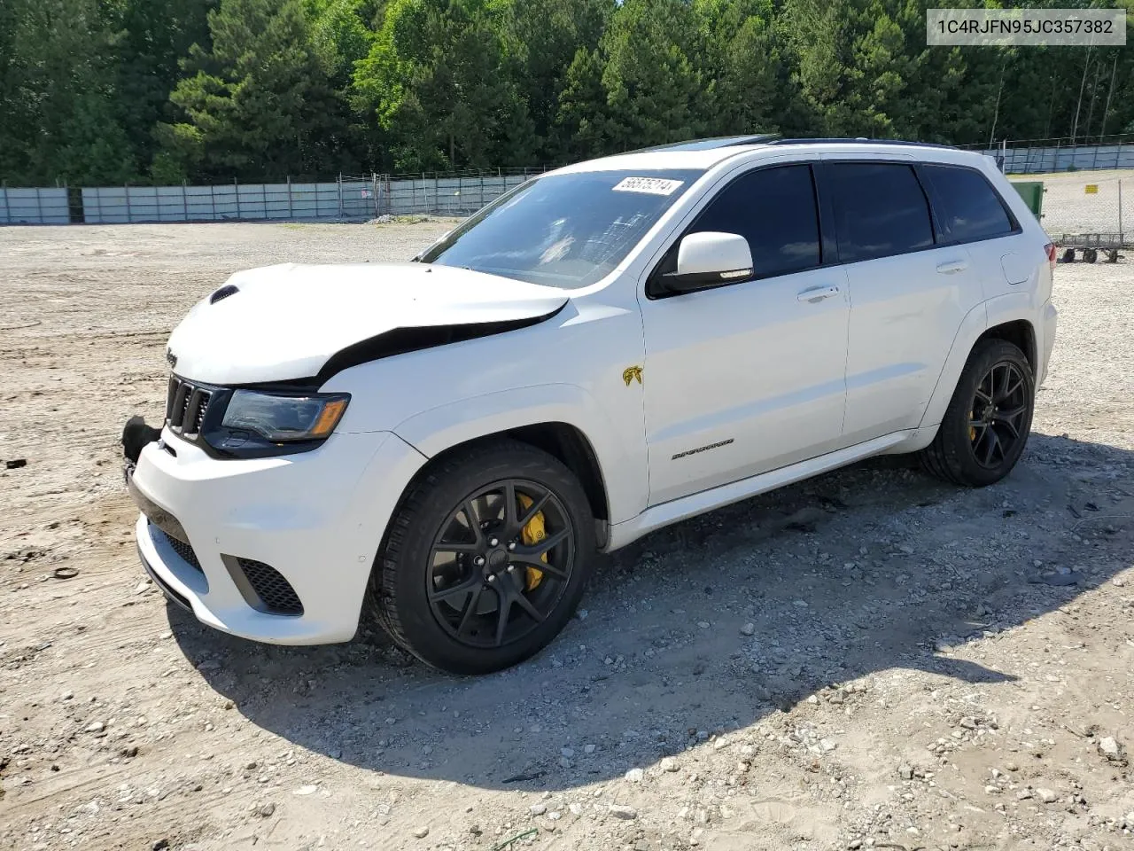 2018 Jeep Grand Cherokee Trackhawk VIN: 1C4RJFN95JC357382 Lot: 56575214