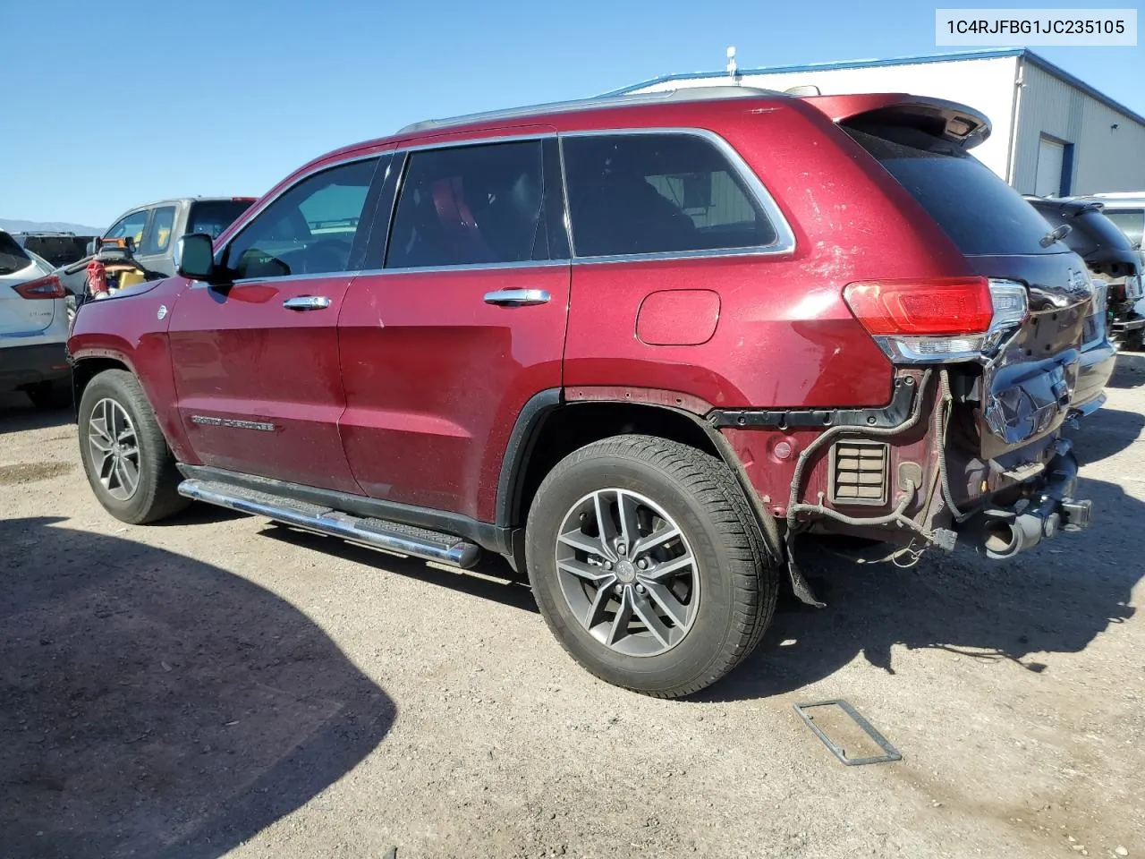 2018 Jeep Grand Cherokee Limited VIN: 1C4RJFBG1JC235105 Lot: 56862864