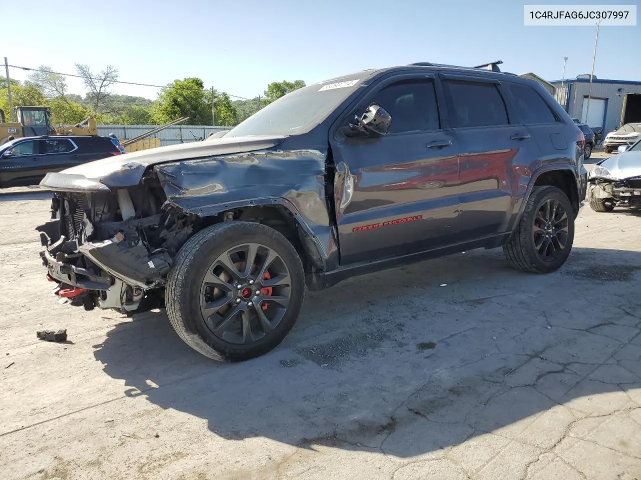 2018 Jeep Grand Cherokee Laredo VIN: 1C4RJFAG6JC307997 Lot: 58093714