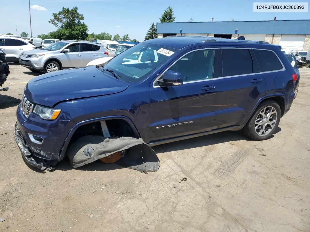 2018 Jeep Grand Cherokee Limited VIN: 1C4RJFBGXJC360393 Lot: 58224364