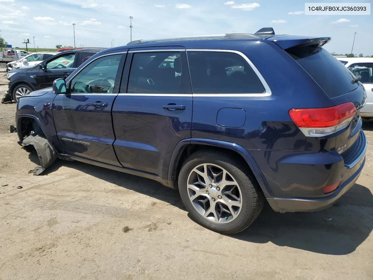 2018 Jeep Grand Cherokee Limited VIN: 1C4RJFBGXJC360393 Lot: 58224364