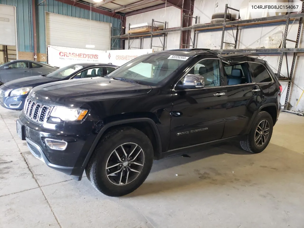 2018 Jeep Grand Cherokee Limited VIN: 1C4RJFBG8JC154067 Lot: 58326344