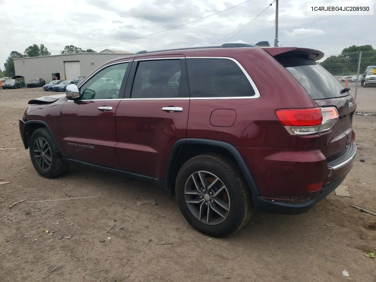 2018 Jeep Grand Cherokee Limited VIN: 1C4RJEBG4JC208930 Lot: 58476114