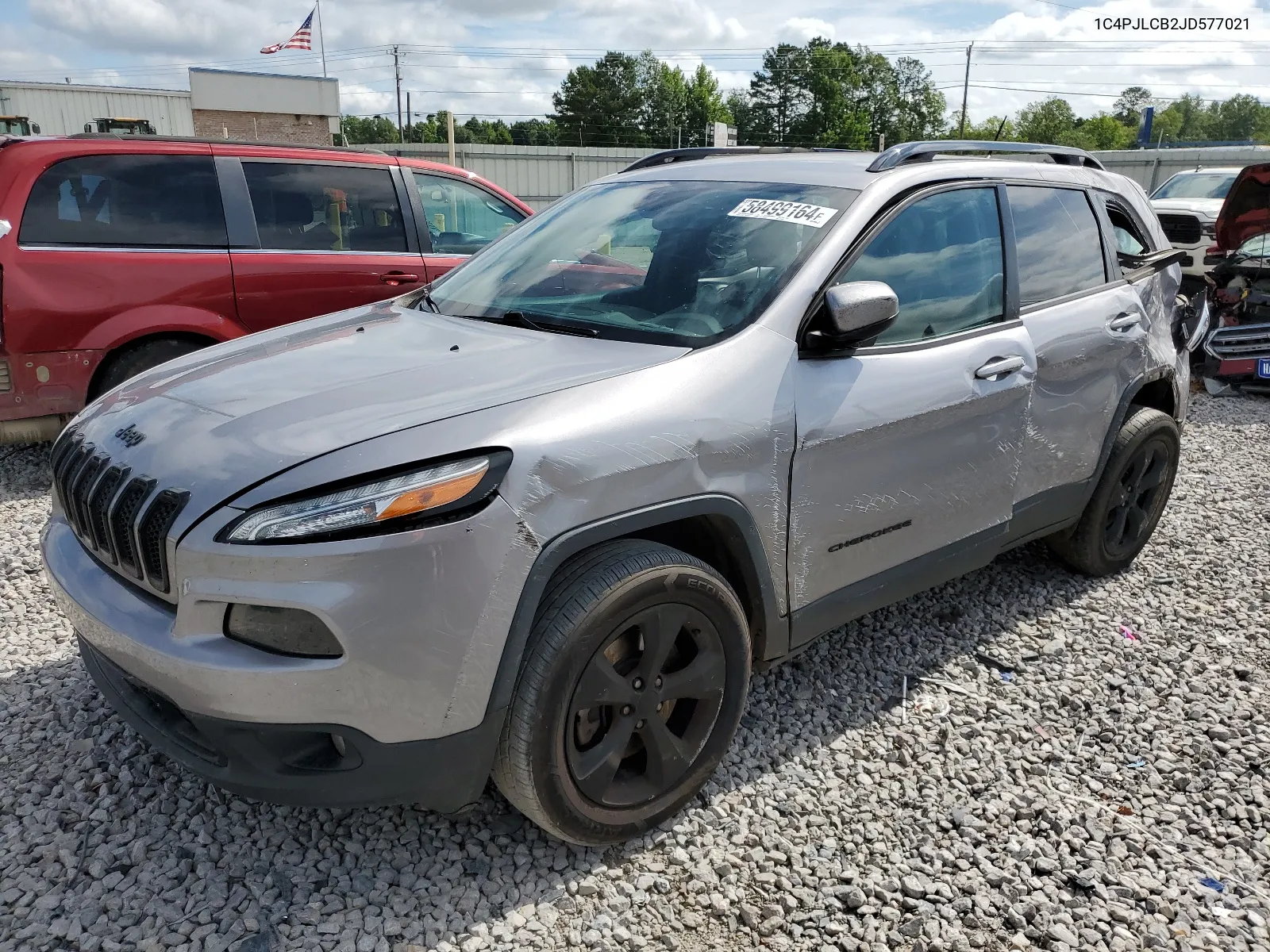 2018 Jeep Cherokee Latitude VIN: 1C4PJLCB2JD577021 Lot: 58499164