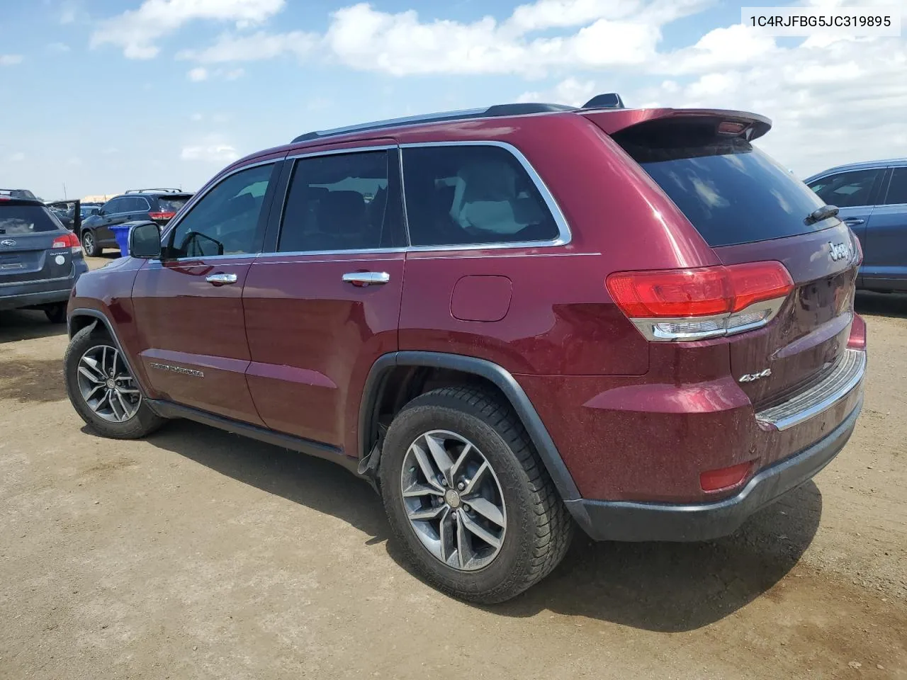 2018 Jeep Grand Cherokee Limited VIN: 1C4RJFBG5JC319895 Lot: 58531104