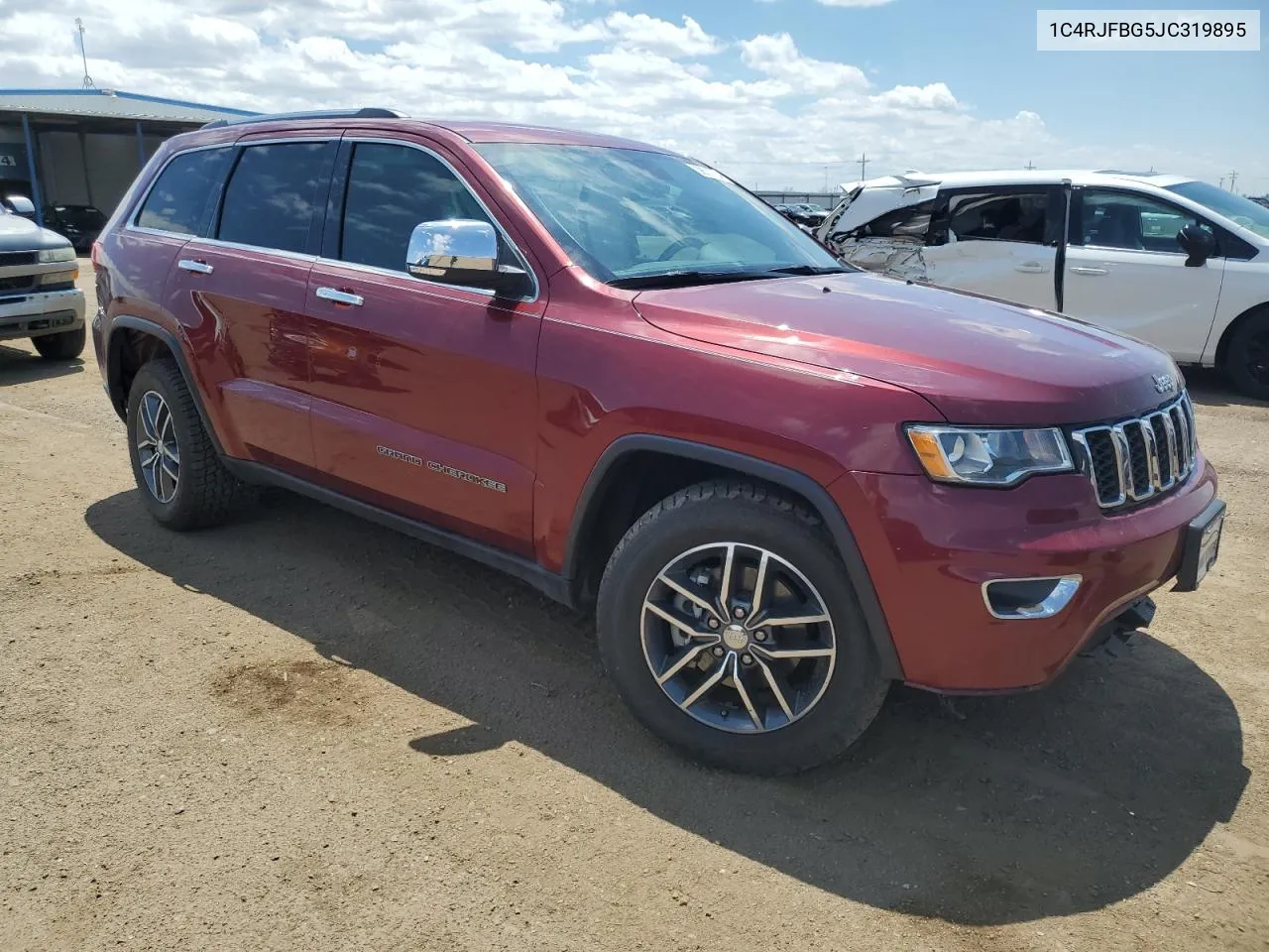 2018 Jeep Grand Cherokee Limited VIN: 1C4RJFBG5JC319895 Lot: 58531104