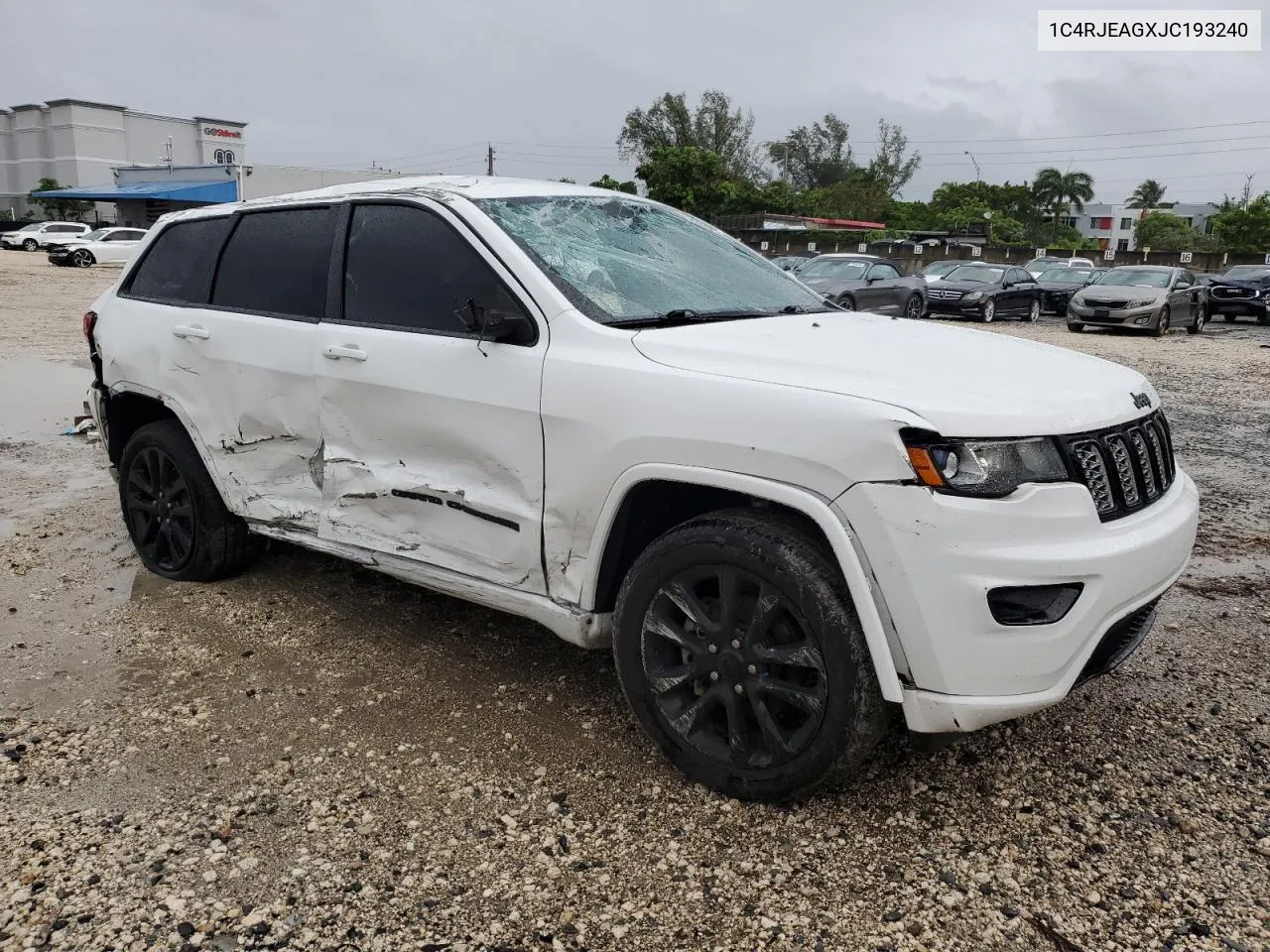 2018 Jeep Grand Cherokee Laredo VIN: 1C4RJEAGXJC193240 Lot: 58640424