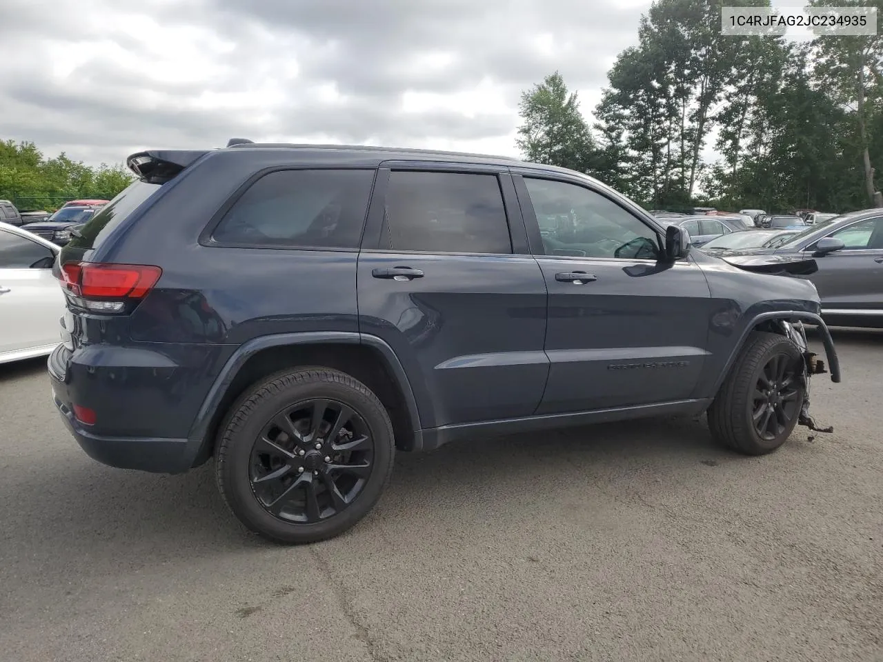 2018 Jeep Grand Cherokee Laredo VIN: 1C4RJFAG2JC234935 Lot: 58810554