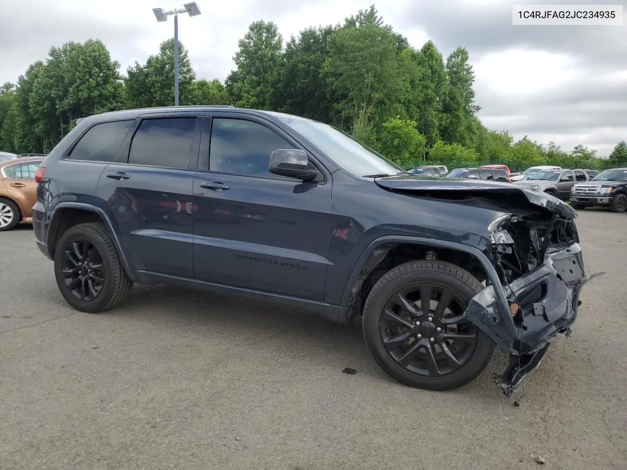 2018 Jeep Grand Cherokee Laredo VIN: 1C4RJFAG2JC234935 Lot: 58810554