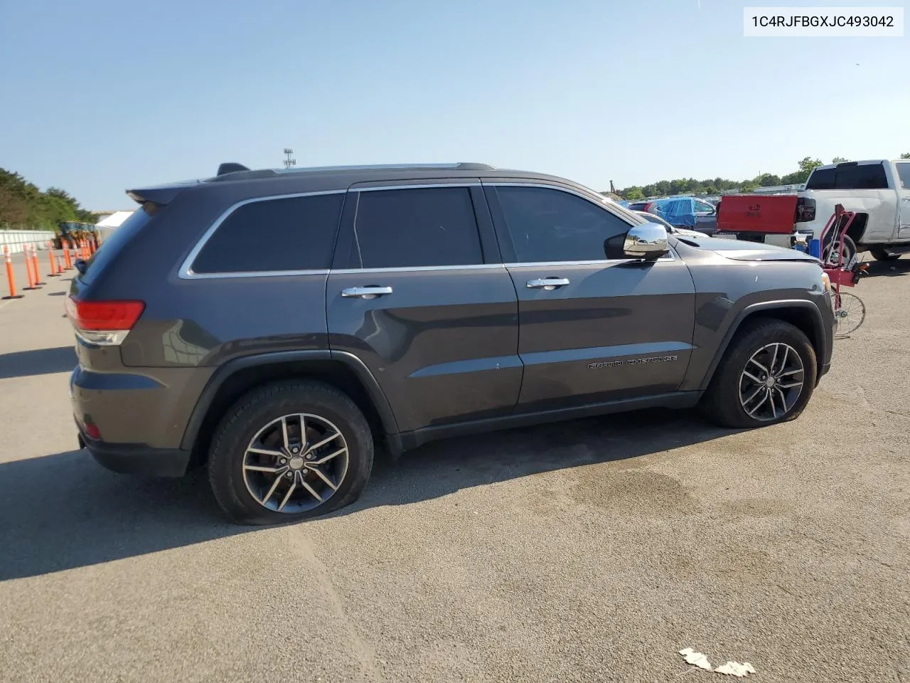 2018 Jeep Grand Cherokee Limited VIN: 1C4RJFBGXJC493042 Lot: 59014324