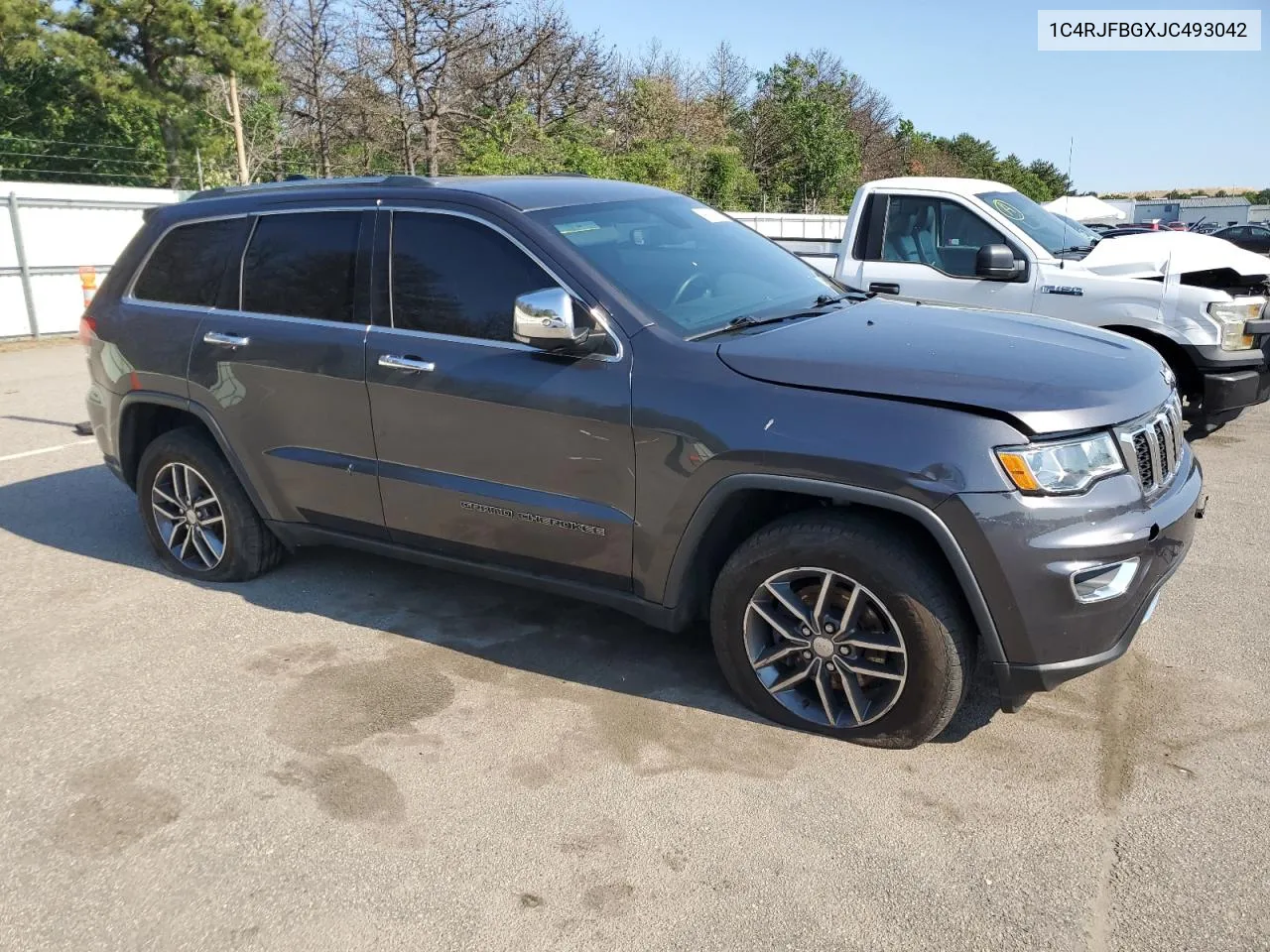 2018 Jeep Grand Cherokee Limited VIN: 1C4RJFBGXJC493042 Lot: 59014324