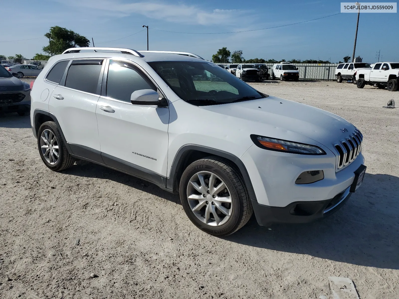 2018 Jeep Cherokee Limited VIN: 1C4PJLDB1JD559009 Lot: 59412254