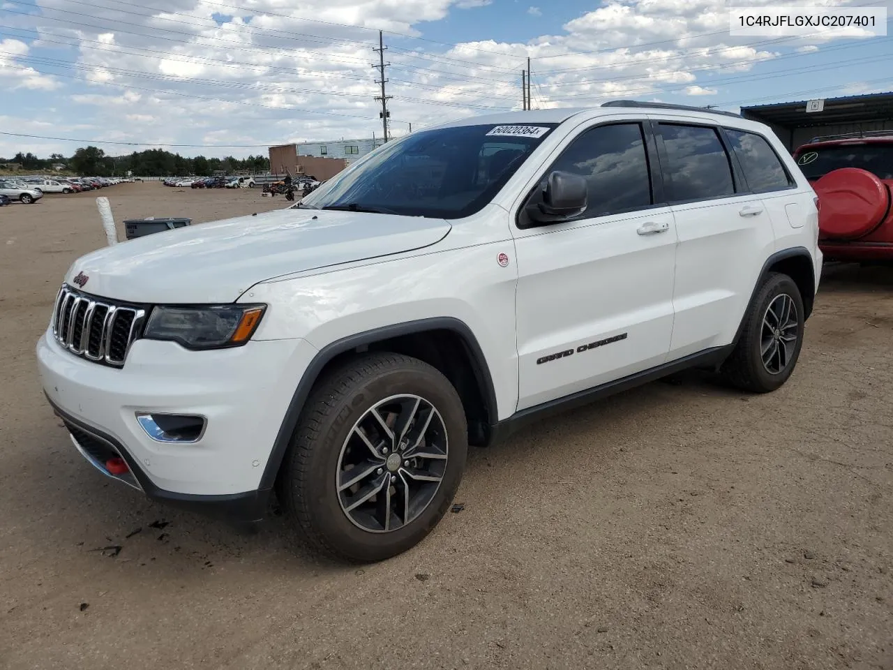 2018 Jeep Grand Cherokee Trailhawk VIN: 1C4RJFLGXJC207401 Lot: 60020364