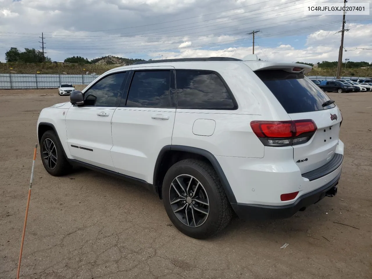 2018 Jeep Grand Cherokee Trailhawk VIN: 1C4RJFLGXJC207401 Lot: 60020364