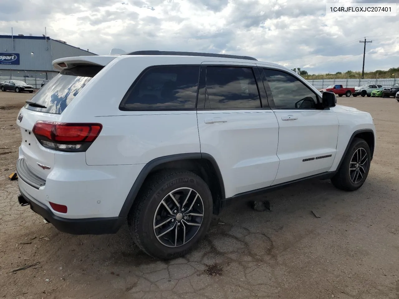 2018 Jeep Grand Cherokee Trailhawk VIN: 1C4RJFLGXJC207401 Lot: 60020364