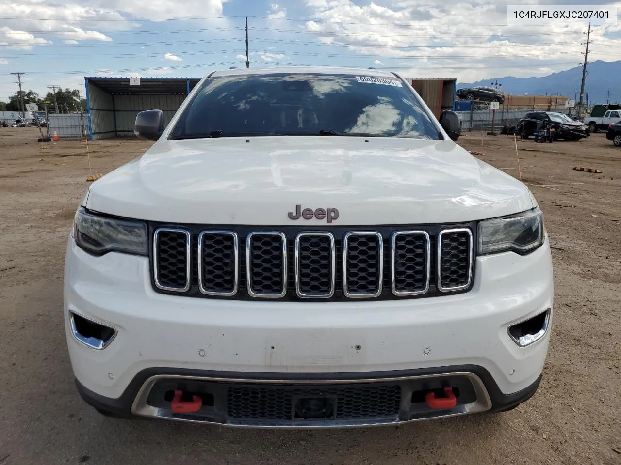 2018 Jeep Grand Cherokee Trailhawk VIN: 1C4RJFLGXJC207401 Lot: 60020364