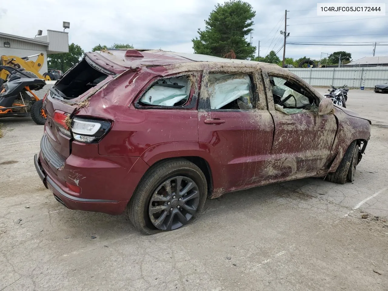 2018 Jeep Grand Cherokee Overland VIN: 1C4RJFCG5JC172444 Lot: 60415464