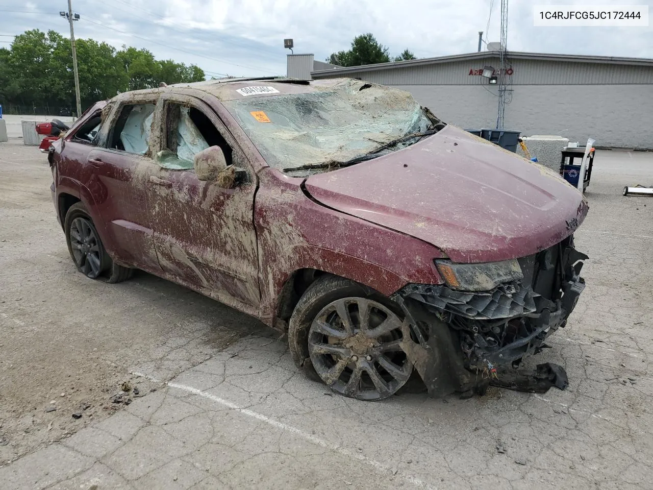 2018 Jeep Grand Cherokee Overland VIN: 1C4RJFCG5JC172444 Lot: 60415464