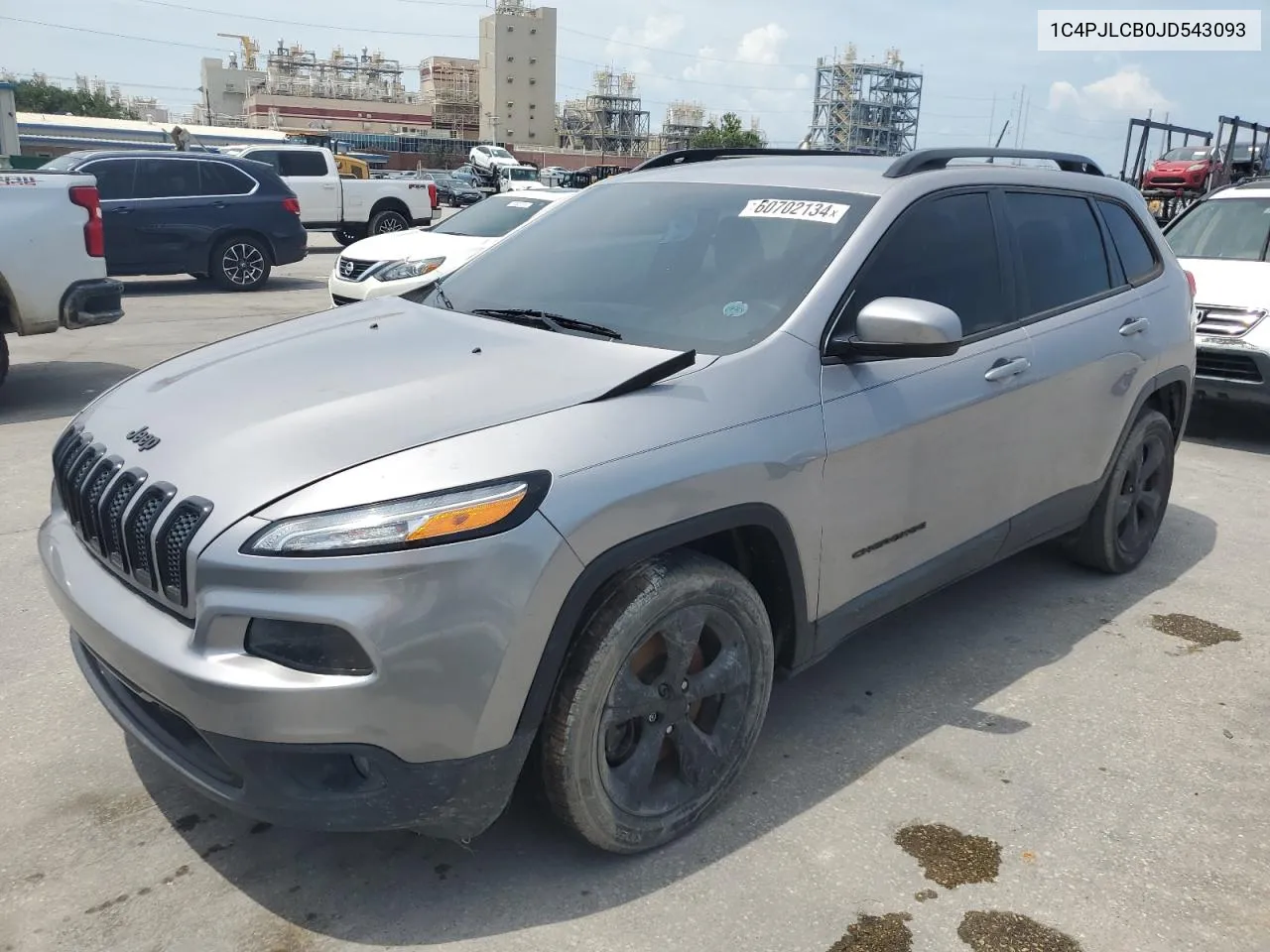 1C4PJLCB0JD543093 2018 Jeep Cherokee Latitude