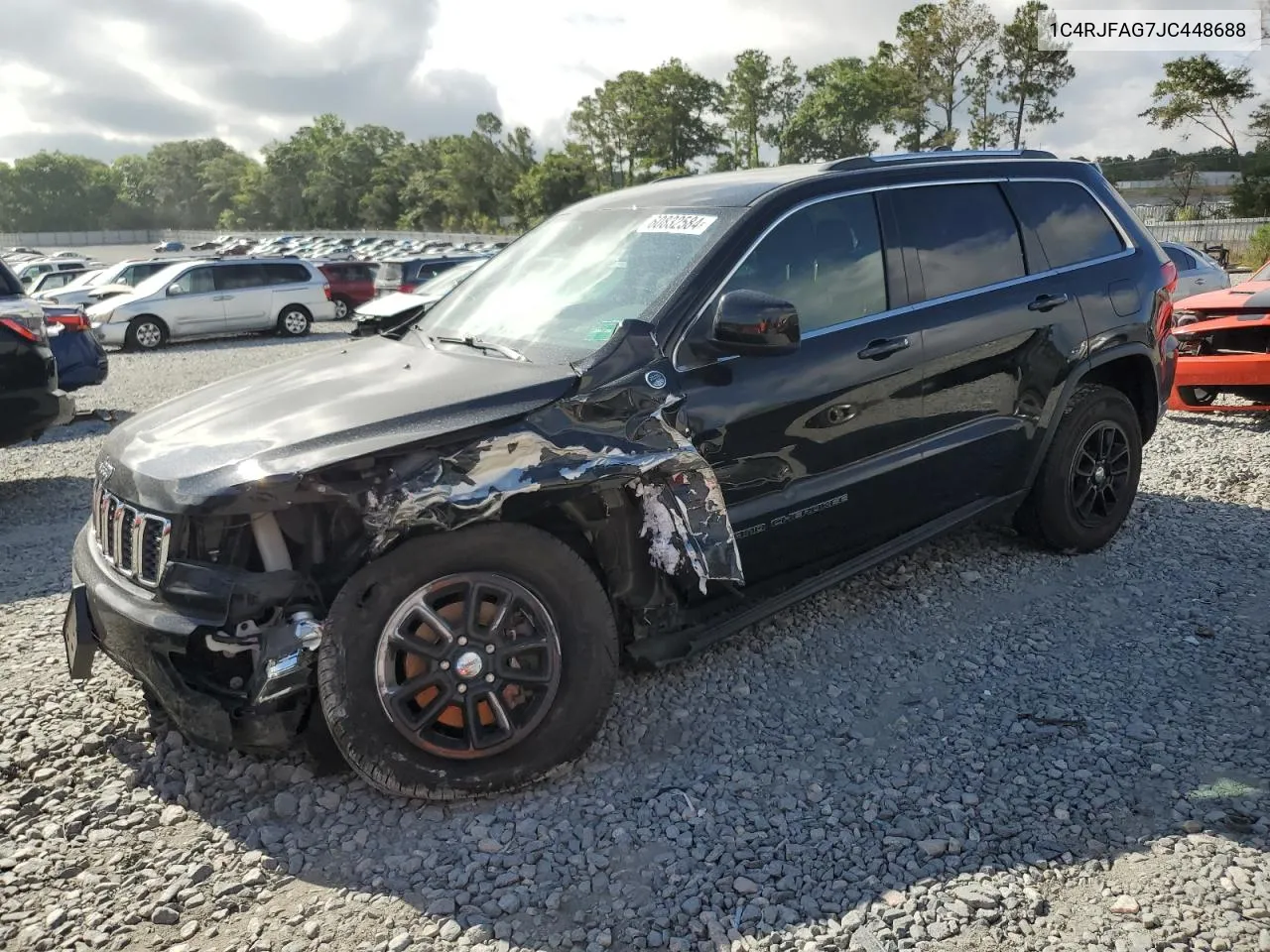 2018 Jeep Grand Cherokee Laredo VIN: 1C4RJFAG7JC448688 Lot: 60832584