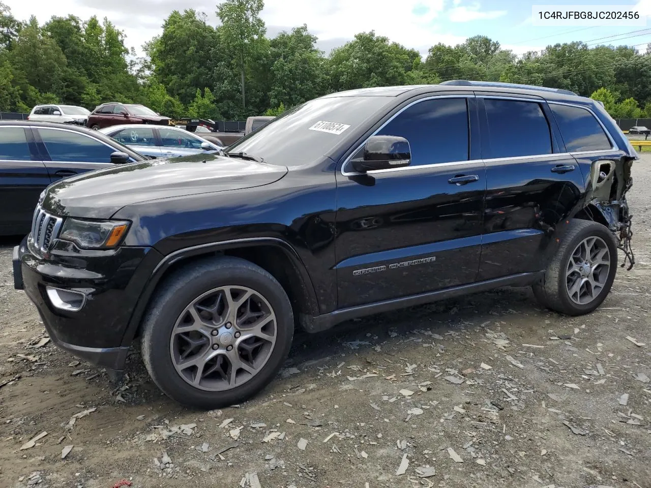 2018 Jeep Grand Cherokee Limited VIN: 1C4RJFBG8JC202456 Lot: 61100574