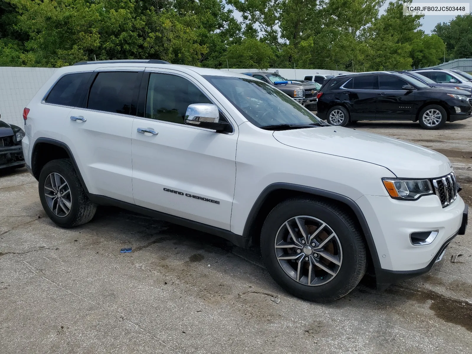 2018 Jeep Grand Cherokee Limited VIN: 1C4RJFBG2JC503448 Lot: 61155424