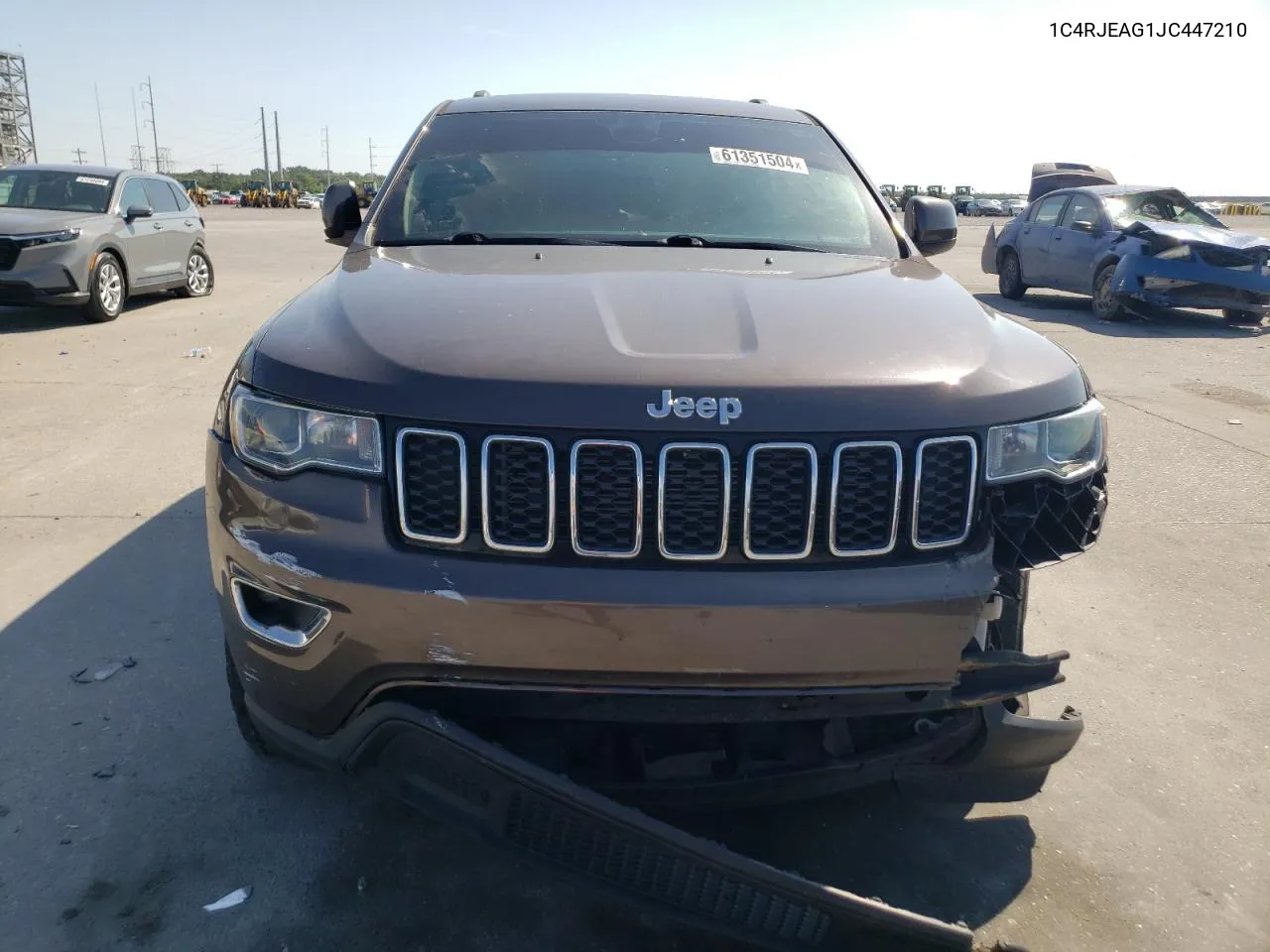 2018 Jeep Grand Cherokee Laredo VIN: 1C4RJEAG1JC447210 Lot: 61351504