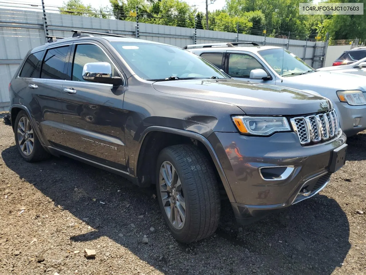 2018 Jeep Grand Cherokee Overland VIN: 1C4RJFCG4JC107603 Lot: 61704694