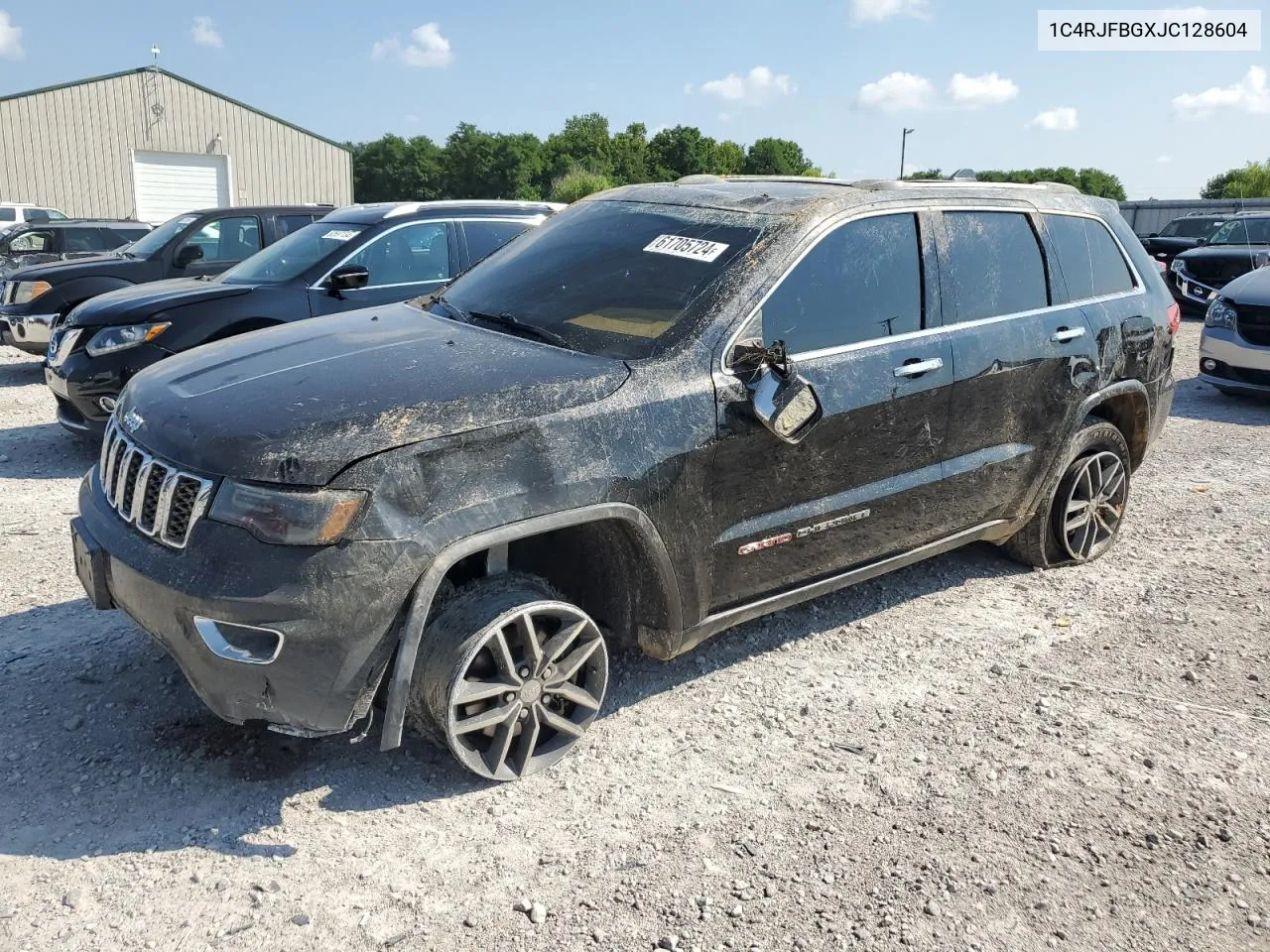 2018 Jeep Grand Cherokee Limited VIN: 1C4RJFBGXJC128604 Lot: 61705724