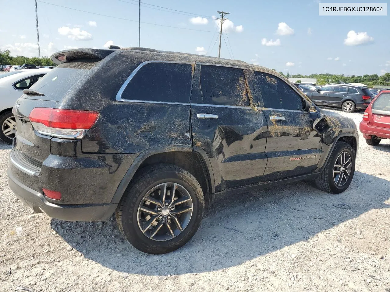 2018 Jeep Grand Cherokee Limited VIN: 1C4RJFBGXJC128604 Lot: 61705724