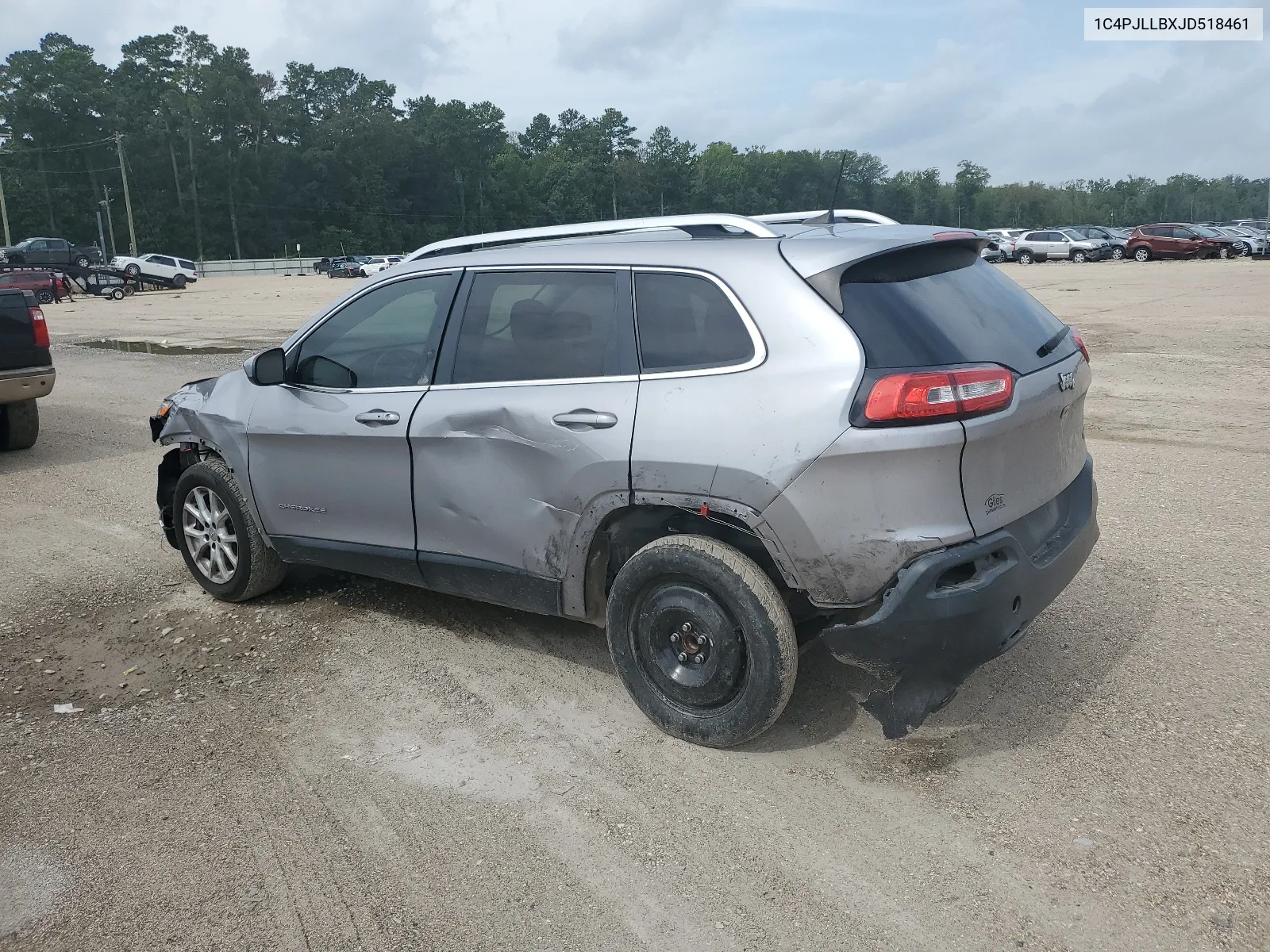 2018 Jeep Cherokee Latitude Plus VIN: 1C4PJLLBXJD518461 Lot: 61808534