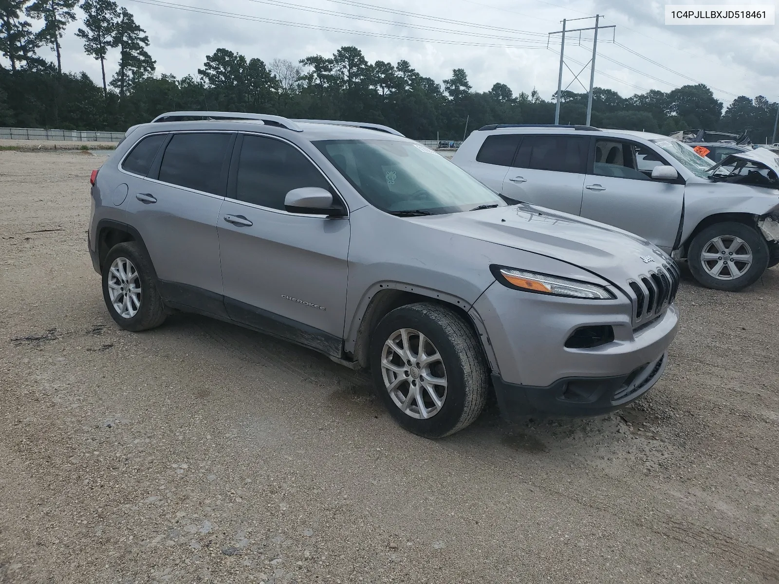 2018 Jeep Cherokee Latitude Plus VIN: 1C4PJLLBXJD518461 Lot: 61808534