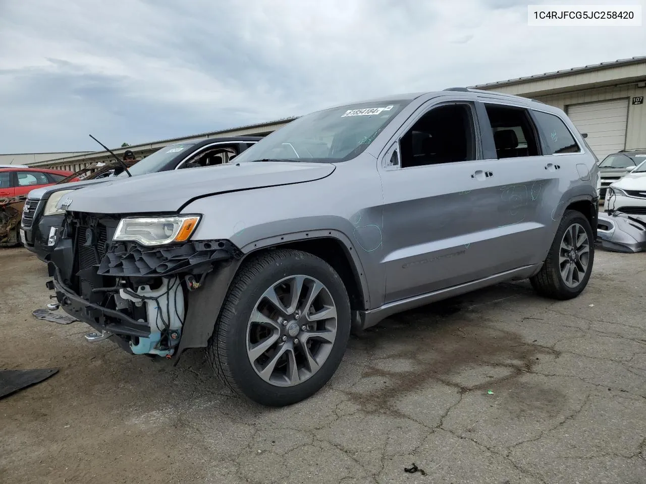 2018 Jeep Grand Cherokee Overland VIN: 1C4RJFCG5JC258420 Lot: 61854184