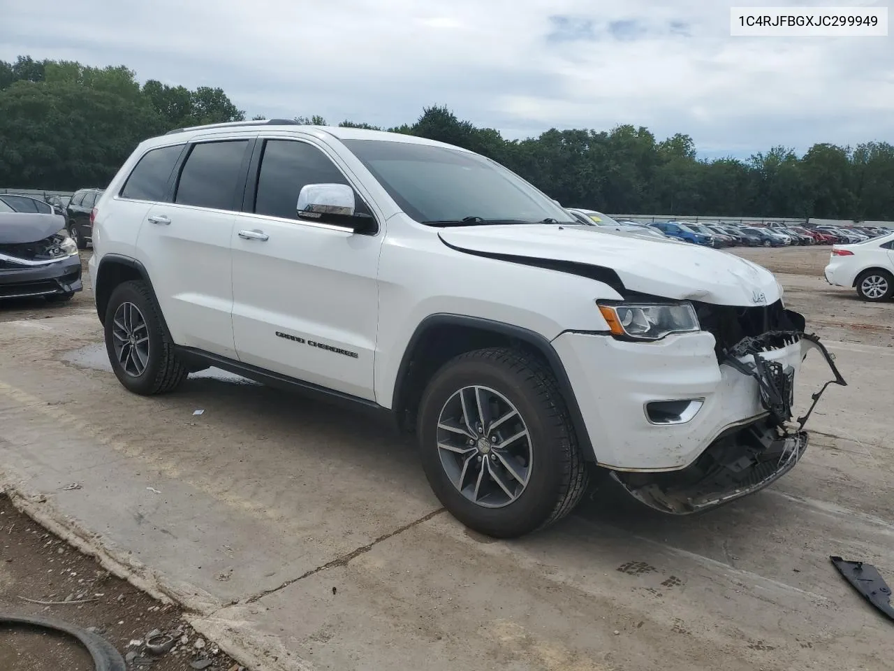 2018 Jeep Grand Cherokee Limited VIN: 1C4RJFBGXJC299949 Lot: 61994774