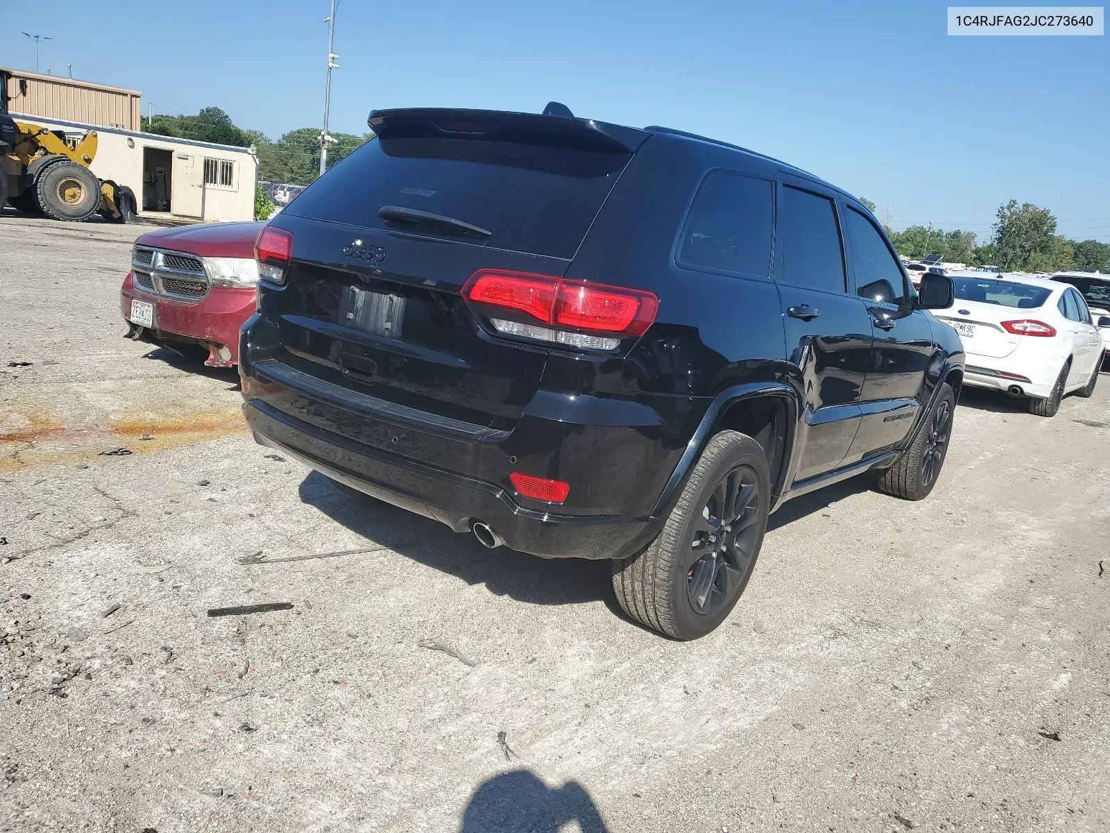 2018 Jeep Grand Cherokee Laredo VIN: 1C4RJFAG2JC273640 Lot: 62611024