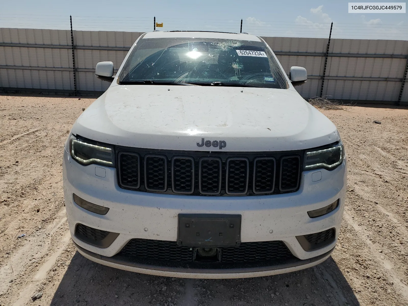 1C4RJFCG0JC449579 2018 Jeep Grand Cherokee Overland