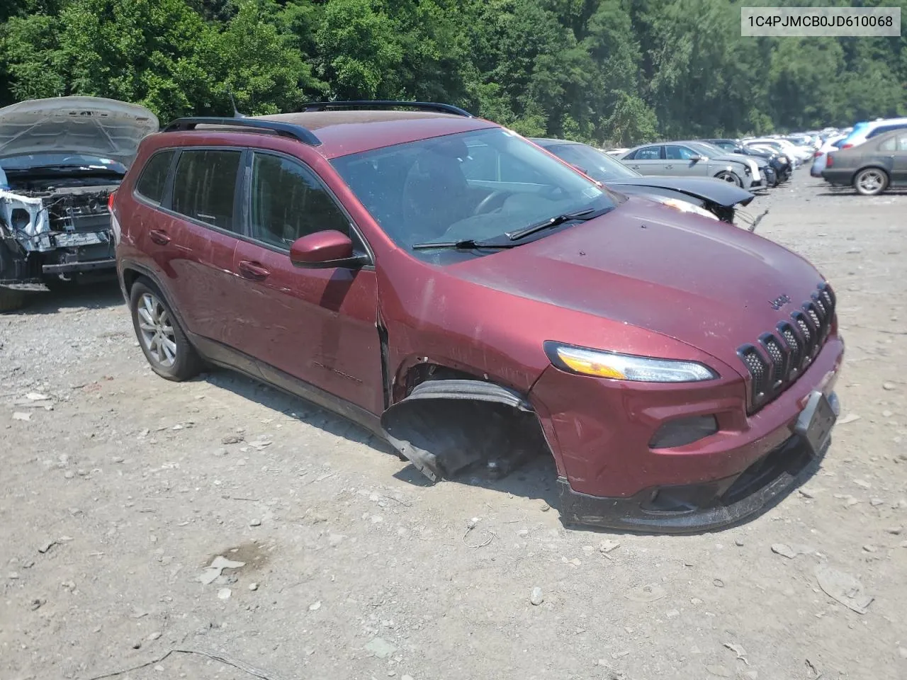 2018 Jeep Cherokee Latitude VIN: 1C4PJMCB0JD610068 Lot: 62718614