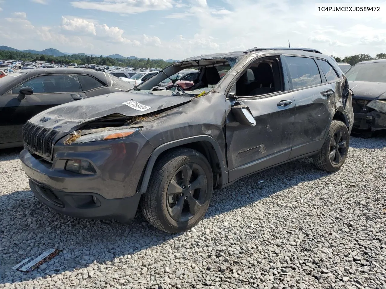 2018 Jeep Cherokee Latitude VIN: 1C4PJMCBXJD589472 Lot: 62760414