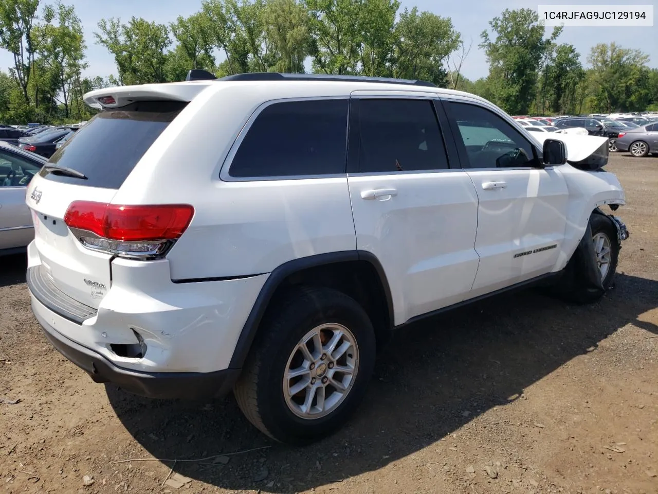 2018 Jeep Grand Cherokee Laredo VIN: 1C4RJFAG9JC129194 Lot: 62813884