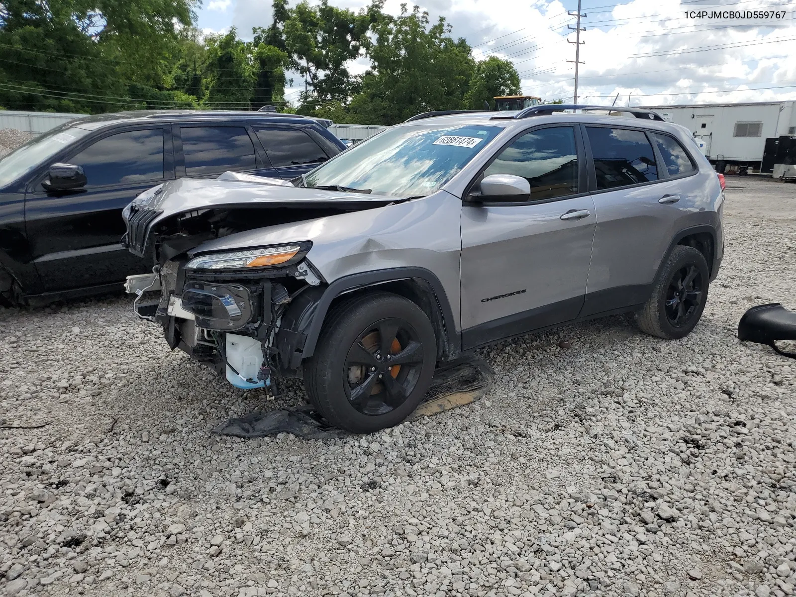 2018 Jeep Cherokee Latitude VIN: 1C4PJMCB0JD559767 Lot: 62861474