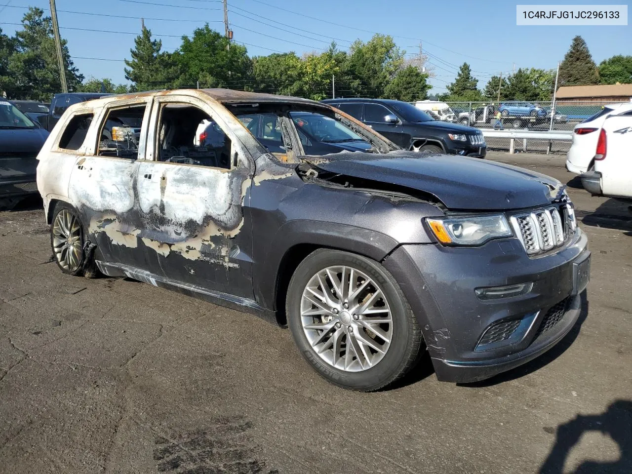 2018 Jeep Grand Cherokee Summit VIN: 1C4RJFJG1JC296133 Lot: 62870484