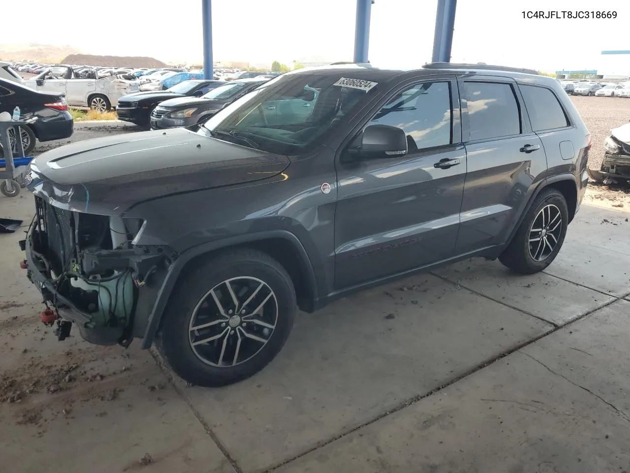 2018 Jeep Grand Cherokee Trailhawk VIN: 1C4RJFLT8JC318669 Lot: 63060524