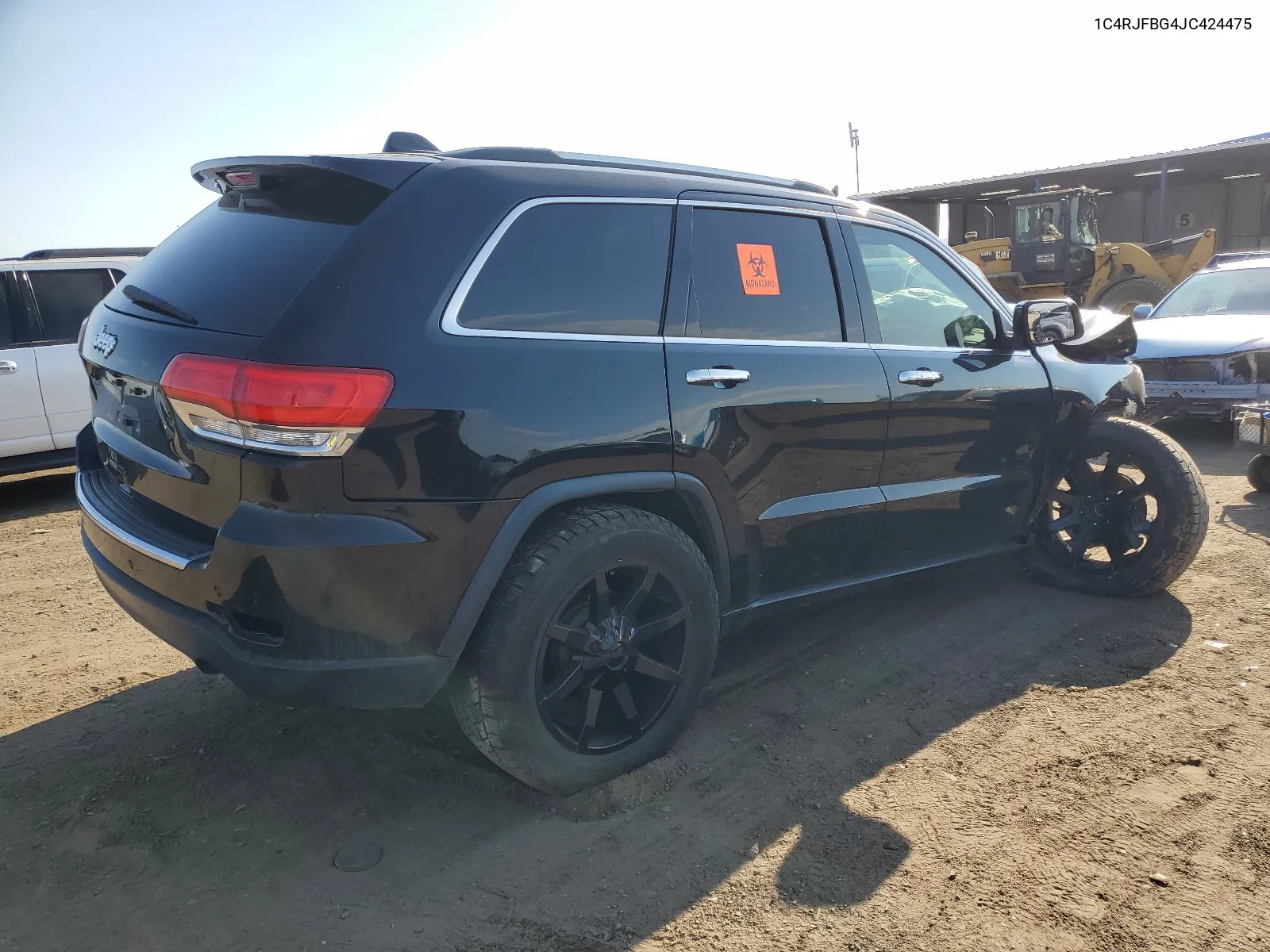 2018 Jeep Grand Cherokee Limited VIN: 1C4RJFBG4JC424475 Lot: 63501404