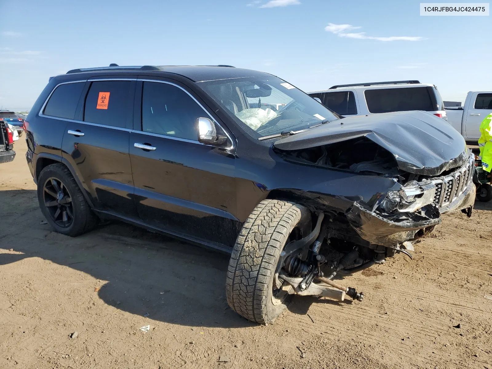 2018 Jeep Grand Cherokee Limited VIN: 1C4RJFBG4JC424475 Lot: 63501404